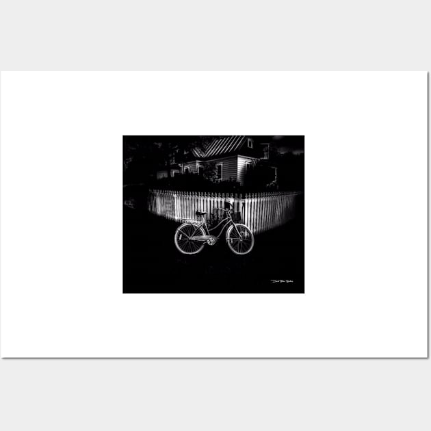 Grandmothers House - Black And White Wall Art by davidbstudios